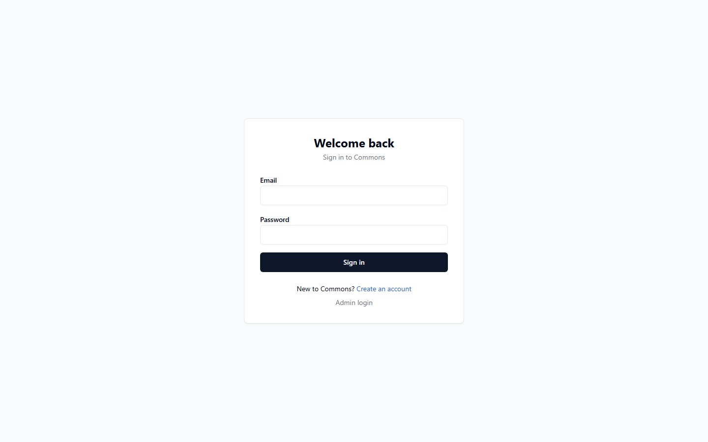 Commons screenshot